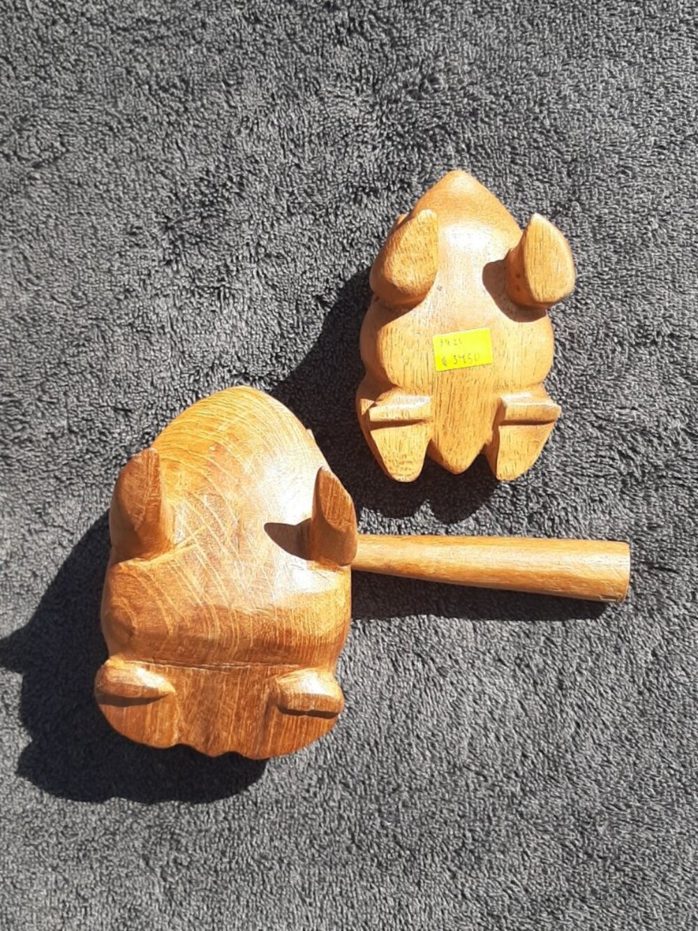 Light Wooden Frogs Guiro Rasp Percussion Musical Instruments. Croaking Frogs! - Picture 5 of 6